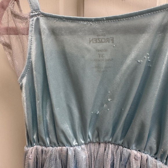 Disney 3T Girls Frozen Elsa Ice Queen Costume Dress Pajama Dress - Picture 9 of 11